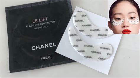 chanel le lift eye patches uk|chanel flash eye revitalizer.